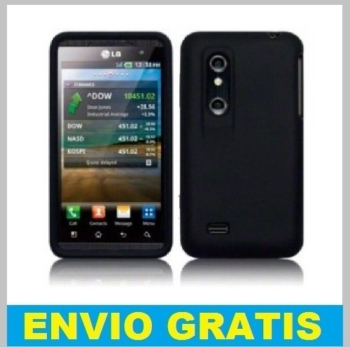 FUNDA SILICONA PARA LG OPTIMUS 3D P920 /THRILL 4G  NEGRA